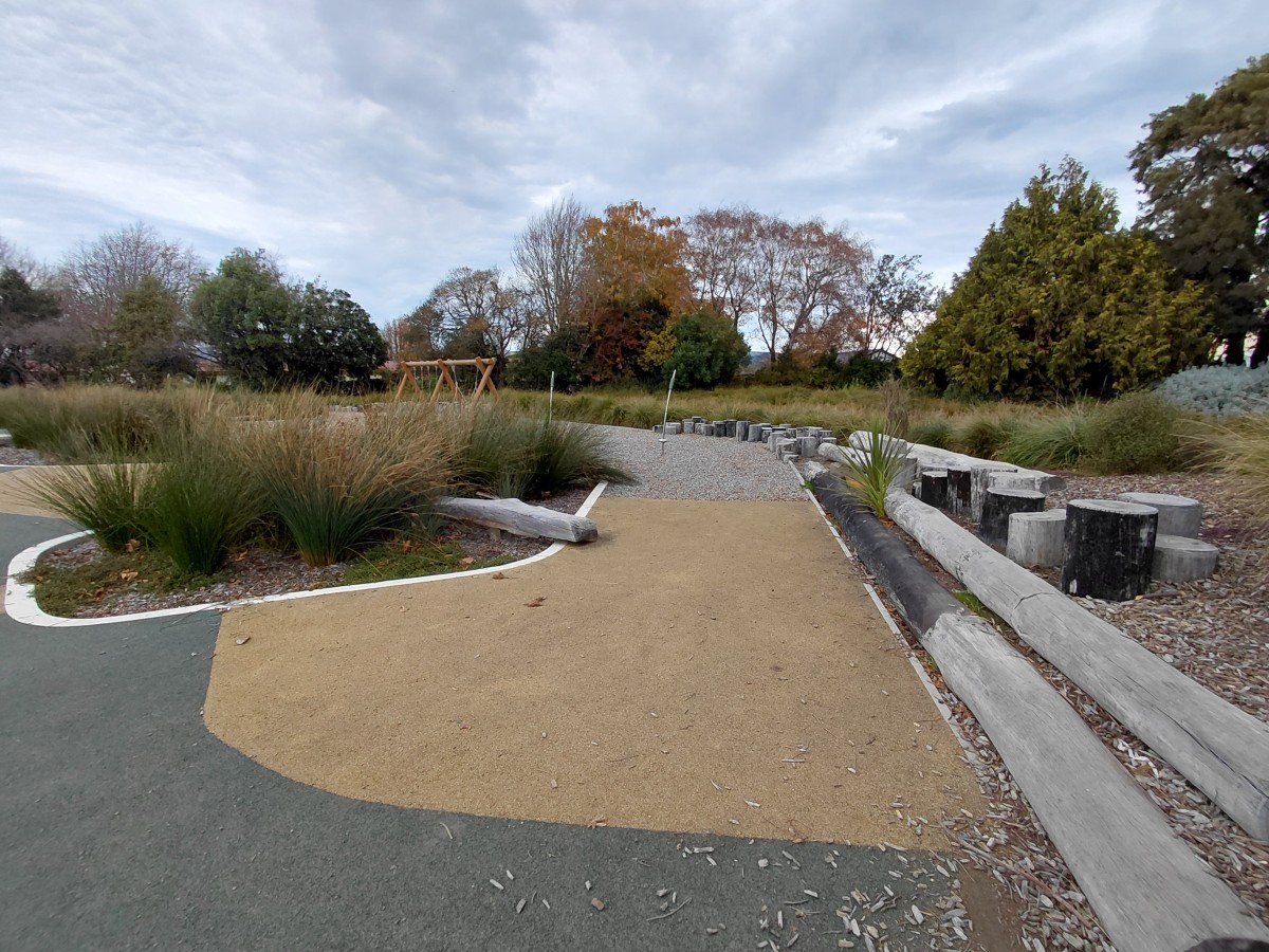 Avon Park Playground with repurposed timber from Lyttelton Wharf