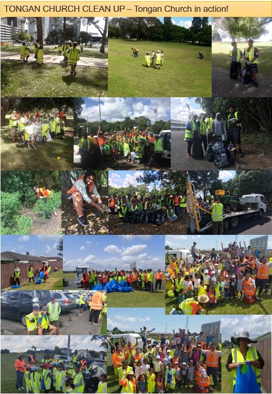 Tongan Church clean up